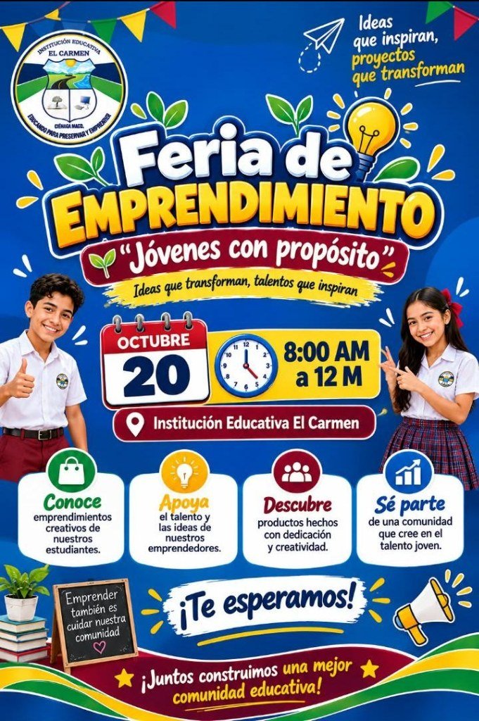 Pancarta Feria de Emprendimiento